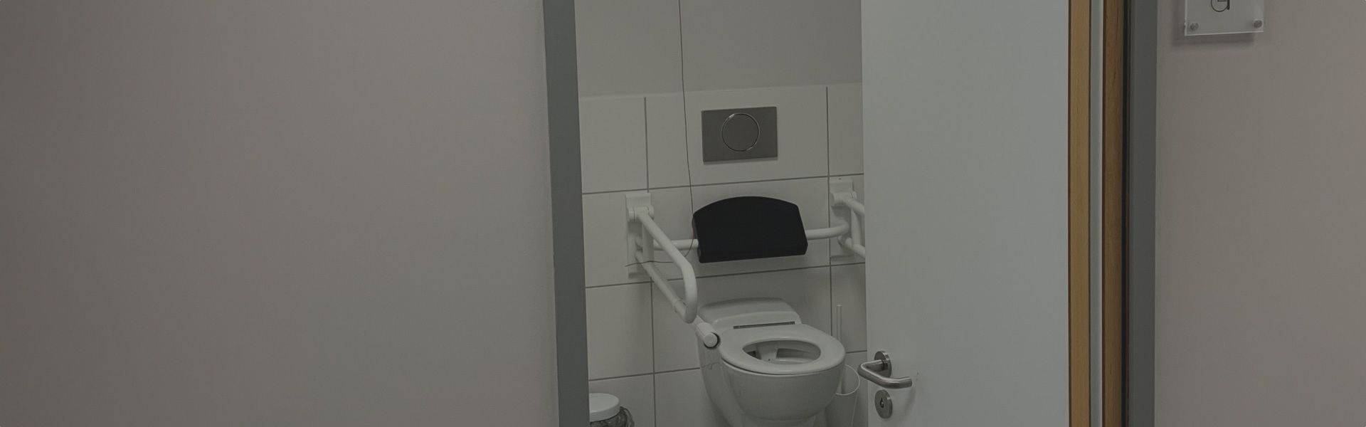 Barrierefreie Toilette