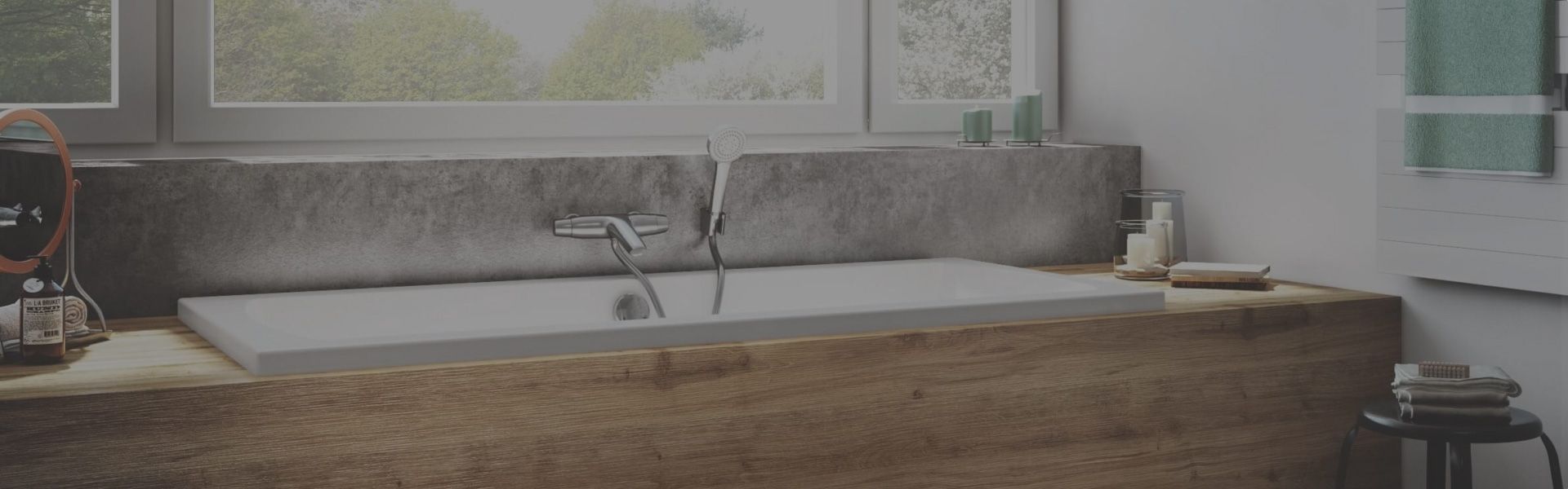 Waschbecken mit Designermontur