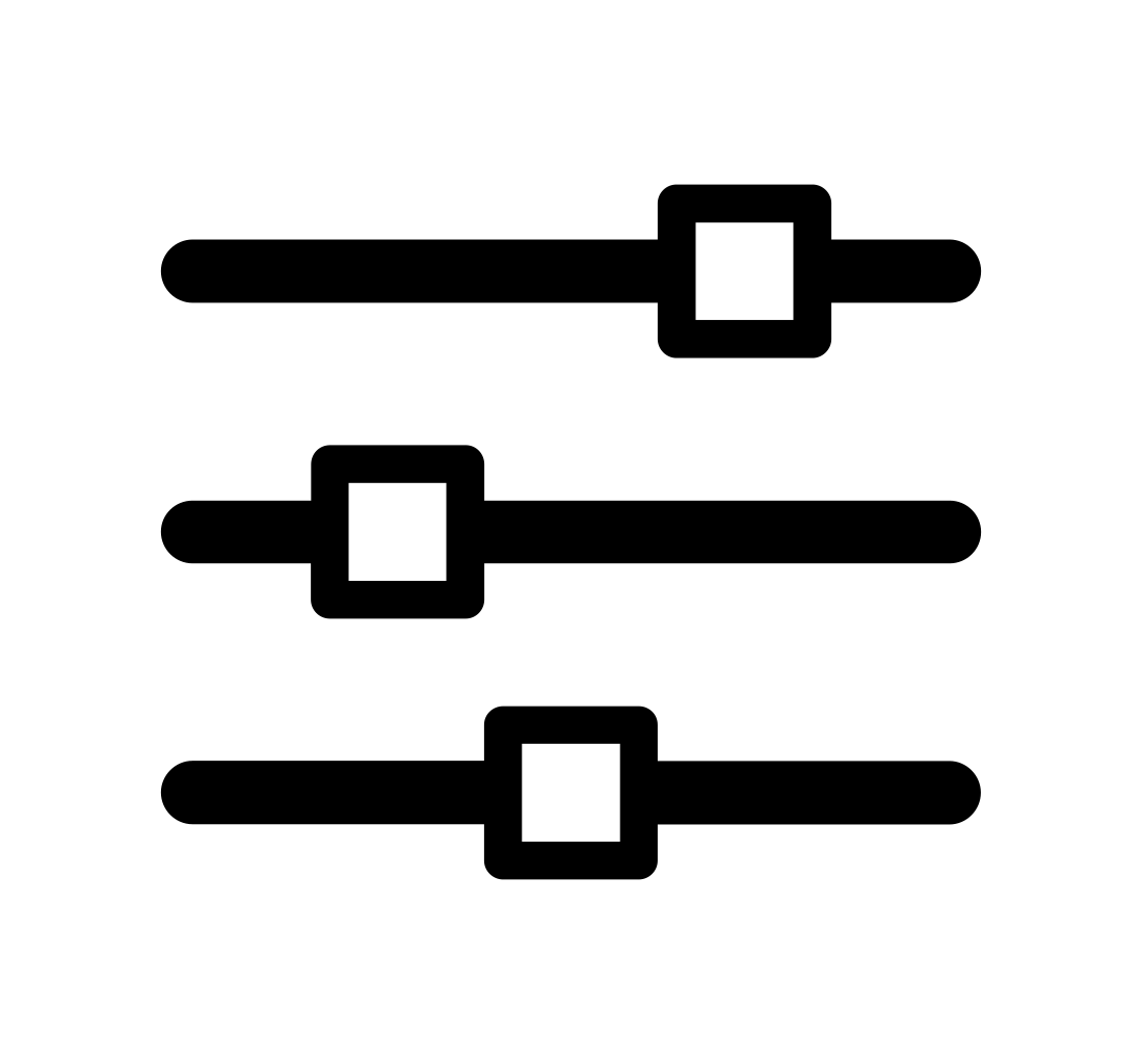 Icon Schieberegler
